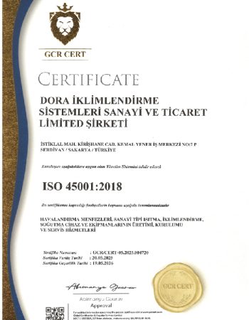 DORA İKLİMLENDİRME ISO 45001 TR